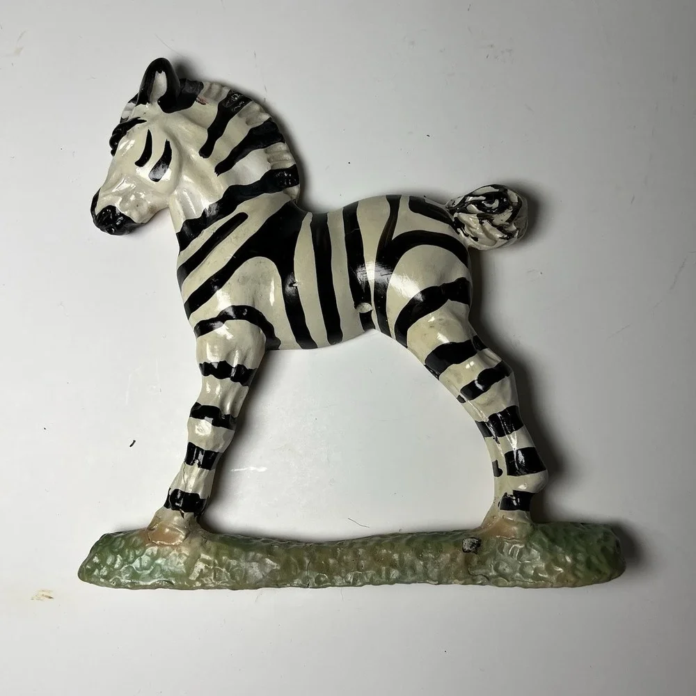 FMC 1953‎ Kiddie Plaque Zebra Brighten Up The Children's Room
